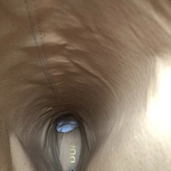 Duo Boots Classic Over The Knee Leather Boots with Back Zipper Black Size 40 - Picture 4 of 8